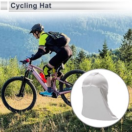 REPAIROCK Cycling Hat Sweat Wicking, Breathable Helmet Liner Mesh Fabric Light Gray 27x37cm/10.63"x14.57" 1 Pcs