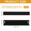 Bcuuozeeing Pack of 3 Car Boot Organiser, Luggage Fixing Boot