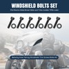 LKV 39PCS Motorcycle Windshield Bolts Kit Stainless Steel Batwing Fairing