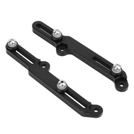 Windscreen Adjuster, 1 Pair CNC Windshield Mount, Motorcycle Windshield Adjuster for NC750X 2016 2017 2018 2019(Black)
