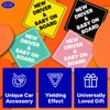 GEEKBEAR New Driver and Baby on Board Car Sign -