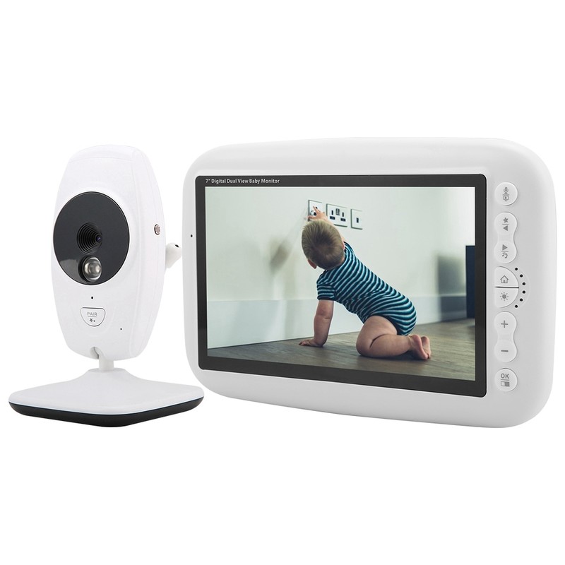 7 Inch 720P IR Camera Wireless Baby Intercom Monitor