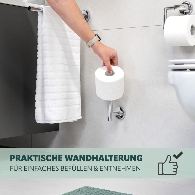 bremermann LUCENTE Bathroom Range - Toilet Roll Holder 2 in