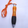 5 Pieces Wide Grip Pens with Lanyard and Refills, Big