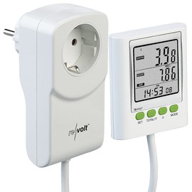 revolt Energy Meter: Digital Energy Cost Meter & Electricity Meter, 2 Tariffs, CO2 Display (Energy Meter, Power Meter, Energy Measurement)