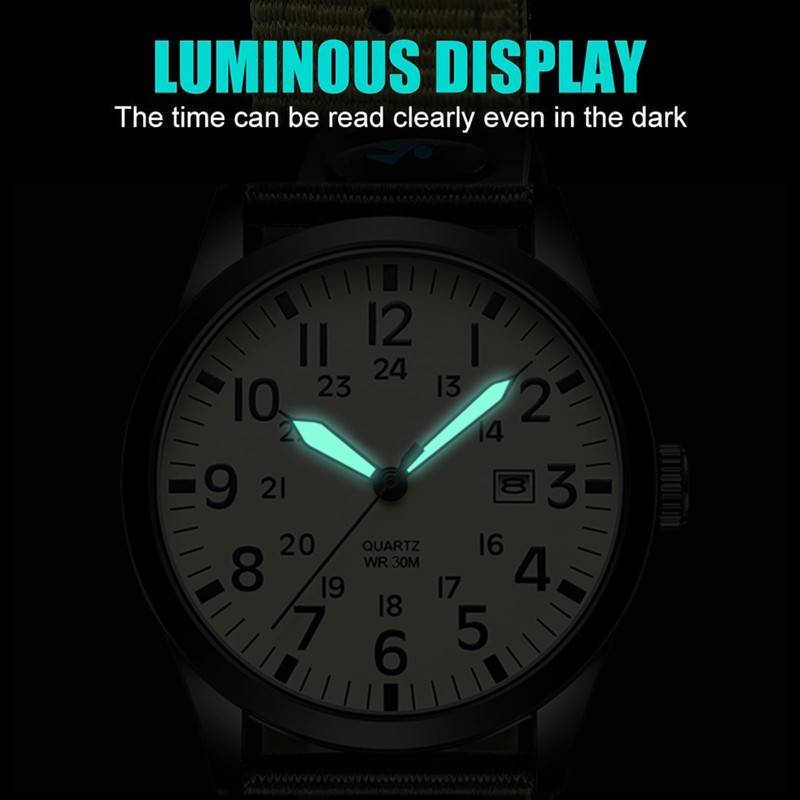 voso Quartz Watches Mens Watches Military Watch Waterproof Wrist Watches