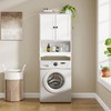RRX Over The Toilet Storage Cabinet,Bathroom Above Toilet Cabinets Organizer,