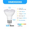 Flaspar PAR20 LED Flood Light Bulb, 8W PAR20 LED Bulbs