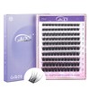 GAQQI Lash Clusters, Wispy Cluster Eyelash Extensions C Curl Cluster