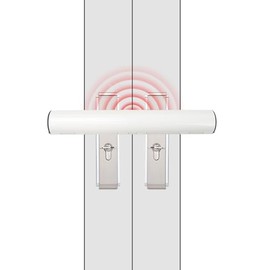 Les-Theresa Patio Door Locks Aluminum Alloy Security Door Lock, Patio Door Security Lock 30mm Universal Tube French Door Security Lock for Double Conservatory Doors Lock (with Alarm)