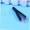 FOMIYES 3pcs Fine Tweezers for Eyebrow Removal Professional Eyebrow Tweezer