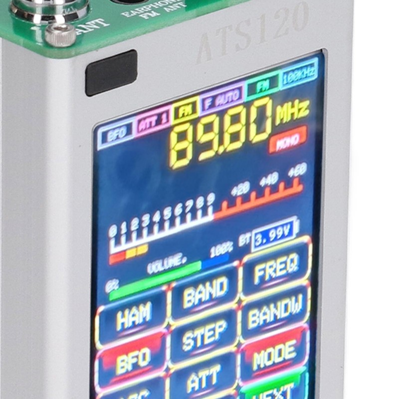 Full Band Receiver Worldband Radio Frequency 2.4in TFT Touch Screen