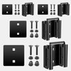 MorScan 4 Pack E-Track Connector with Square Plates, E Track
