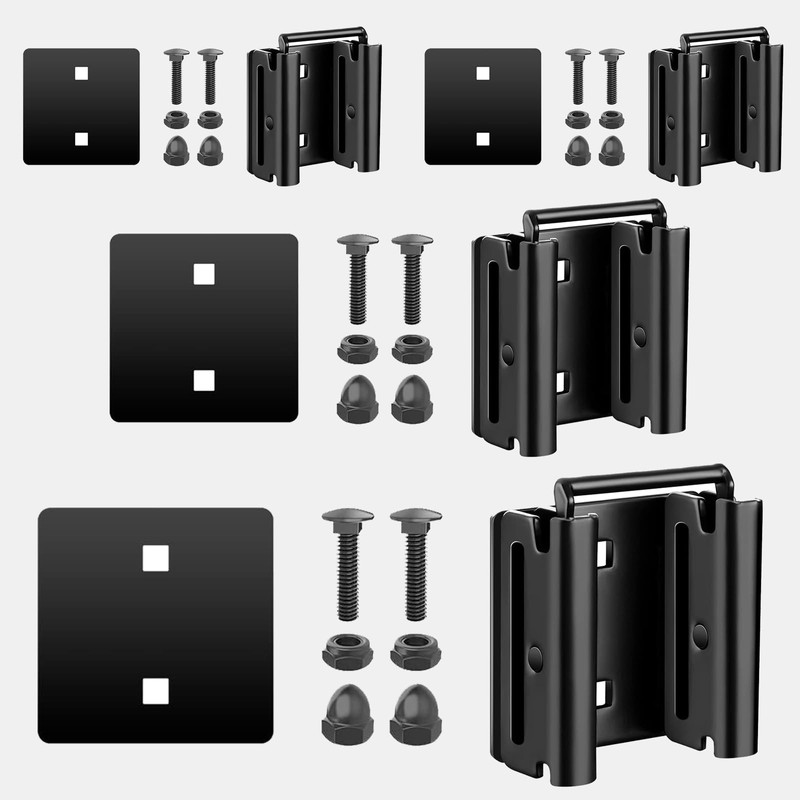 MorScan 4 Pack E-Track Connector with Square Plates, E Track