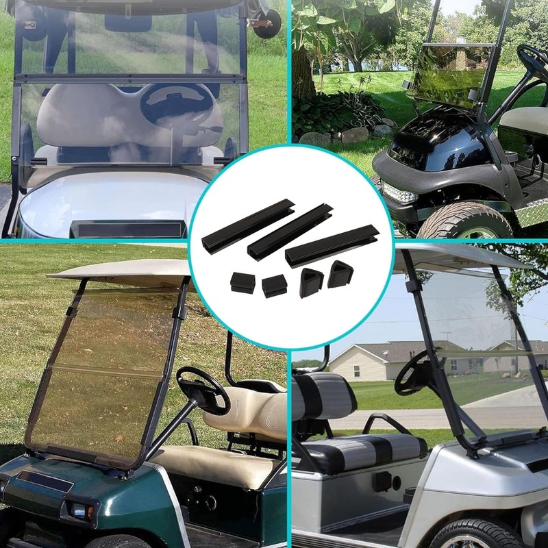 Golf Cart Windshield Clips Kit Secure Connection Easy Installation for