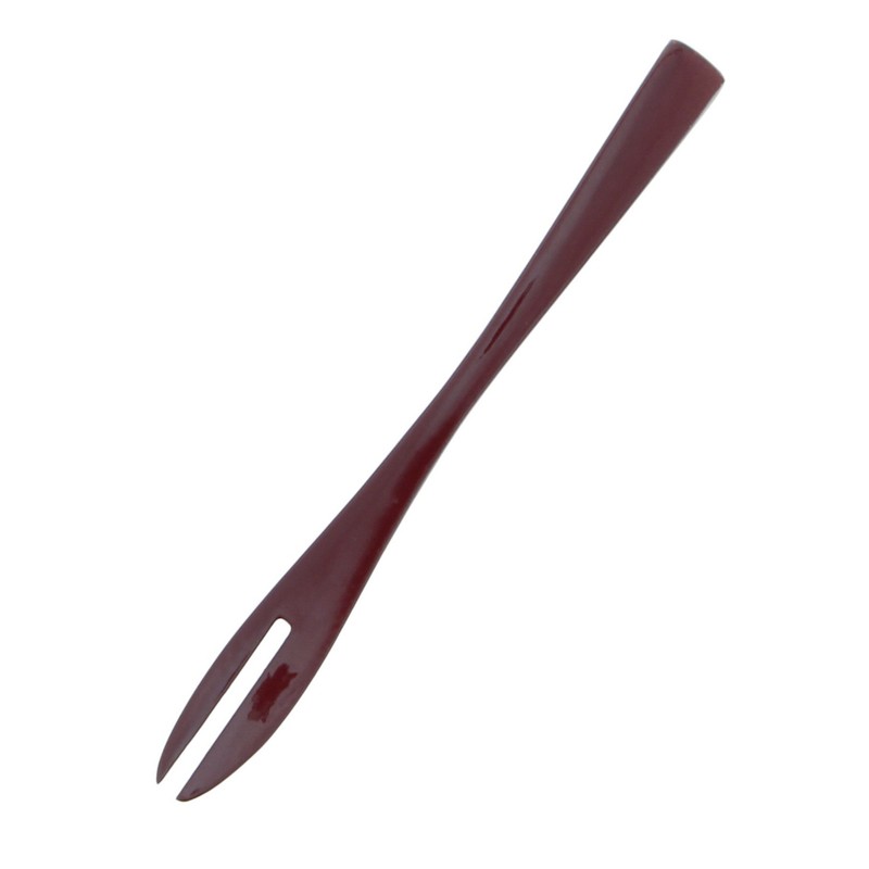 Ishida Japanese Confectionery Forks, Set of 5, Natural Wood