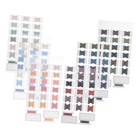 Operitacx 4 Sätze Bunte Vintage Lesezeichen Selbstklebende Index Tabs Für Notizen Bücher Und Planer Für Schule Büro Und Zuhause Stabile Und Einfache Anwendung 6 Blätter * 4