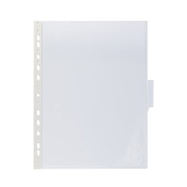 Durable Function Panel HUNKE & Yoke Domestic A4 Rigid Film A4 Multi-Punched Transparent