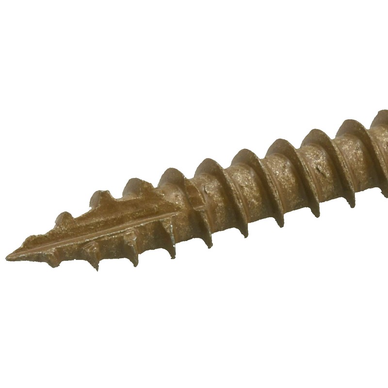 HILLMAN FASTENERS 48445 Deck Screws, Brown, 75 Piece