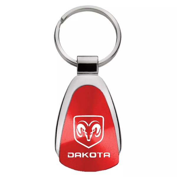 Dodge Dakota Tear Drop Key Ring (Red)