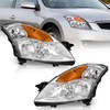 WEELMOTO Headlights Compatible with 2007-2009 Nissan Altima 4Dr Sedan Headlight