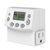 TG Heavy Duty Programmable Plug-in Digital Timer for Electrical Outlets,