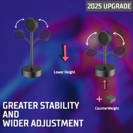 PDClnyck Upgraded IR Light for VR - Compatible with Quest 3s,Quest 3,Quest 2,Quest, PSVR2,Desktop IR Fill Illuminator,Enhanced Hand Tracking,Improved Handle Sensitivity (Adapter not Included)