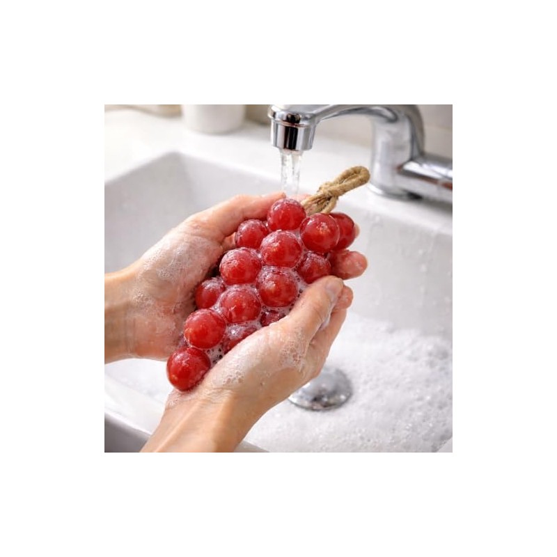 Jabón artesanal racimo de uvas rojo – Hidratante y decorativo