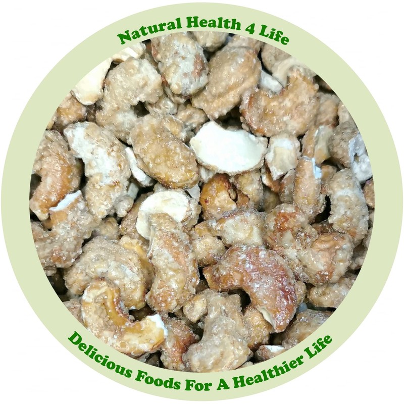 Natural Health 4 Life Caramelised Honey Cashew Nuts 525g