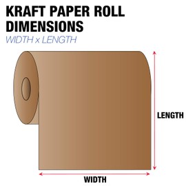 Tape Logic TLKP3660 Kraft Paper Roll, 60#, 36" x 600'
