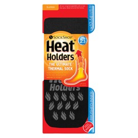 Heat Holders Men's Winter Extremely Warm Non-Slip Thermal Socks with ABS -