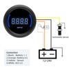 ARTILAURA 2" 52mm Tachometer Gauge 0-9000 RPM Digital Blue Tacho