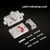 Door Lock Indicator, Zinc Alloy Privacy Swivel Security Bolt Door