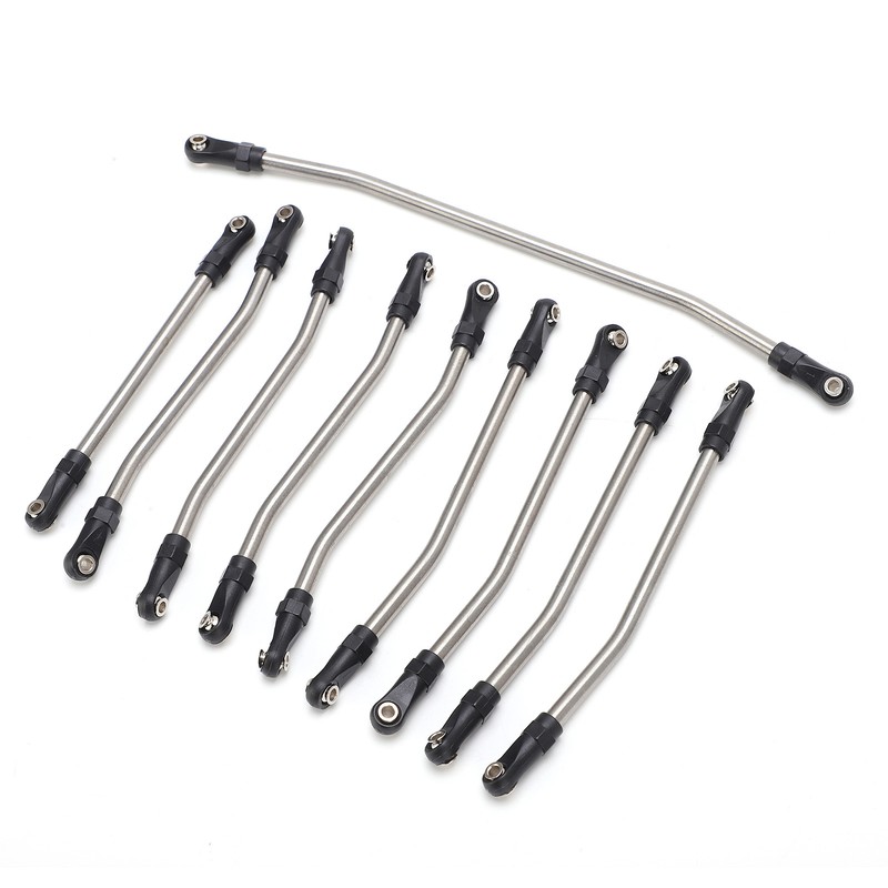10pcs Stainless Steel Link Rod Fit for Axial Wraith 90018
