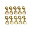 Solid Brass Swivel Trigger Hook/Clips Heavy Duty Square Ended x1