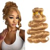 Honey Blonde Bundle Color #27 Body Wave Human Hair Bundles