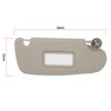 SCITOO Right Passenger Side Sun Visor Assembly Without Sunroof fit
