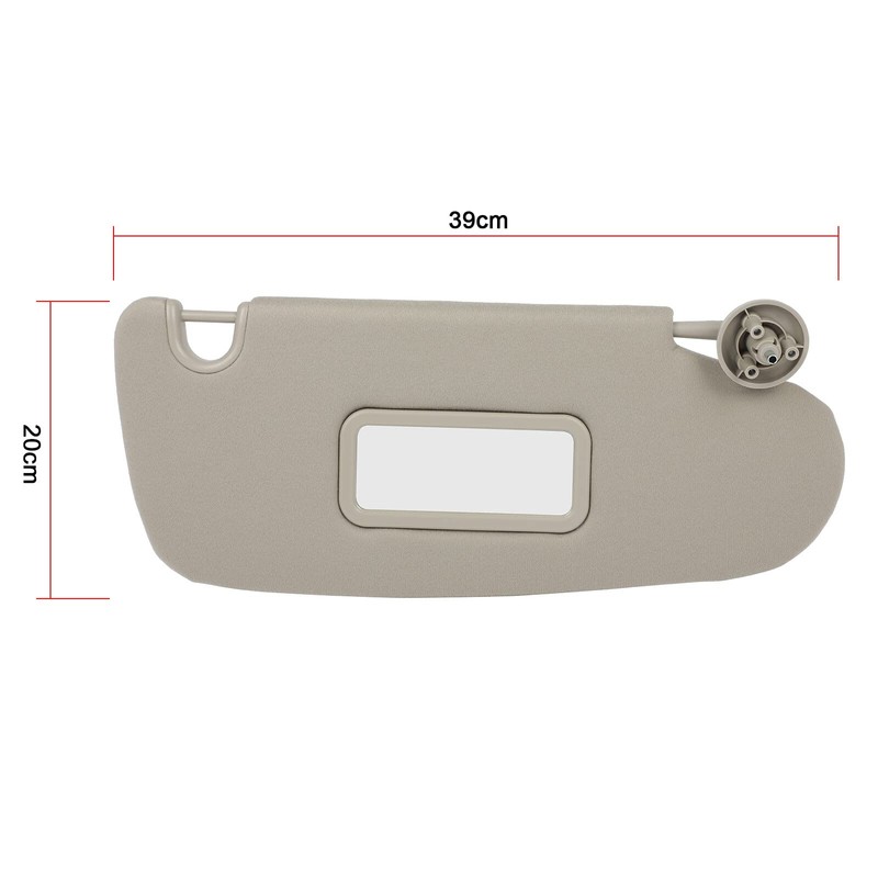 SCITOO Right Passenger Side Sun Visor Assembly Without Sunroof fit