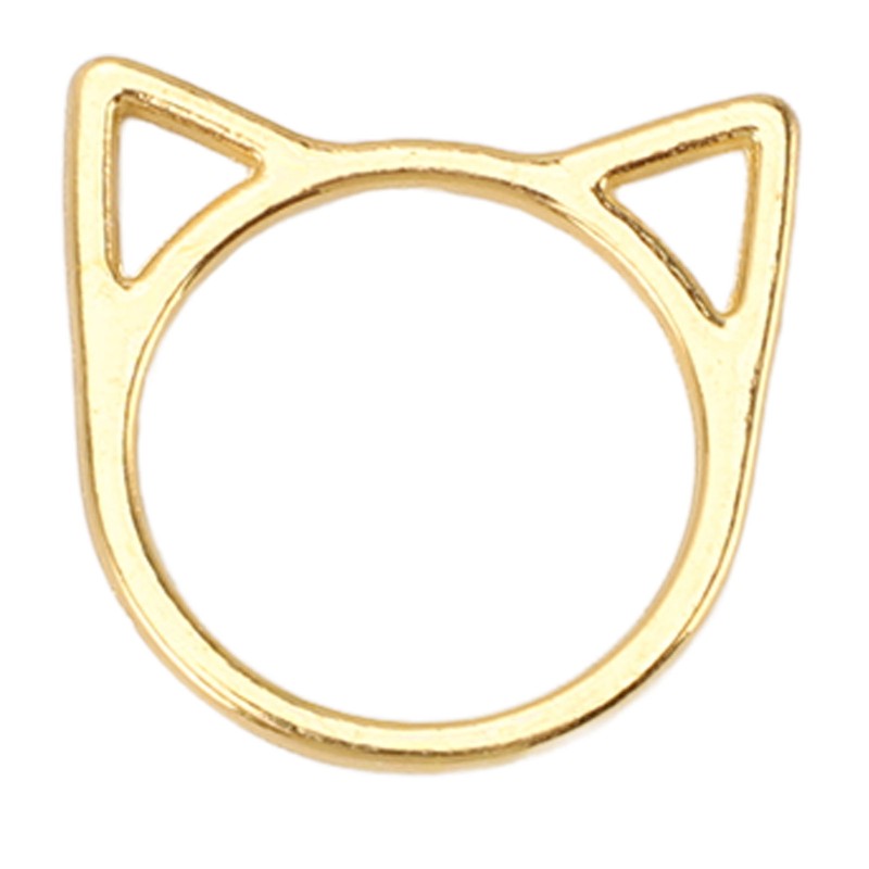 30pcs Stitch Marker Rings Cute Cat Head Shape Crochet Stitch