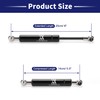 X AUTOHAUX 1pcs 8" 22lb/100N Black Lift Support Strut Shock