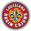 Louisiana-Lafayette Decal (LA RAGIN CAJUNS CIR DECAL (3",4",6",12",18"), 6 in)