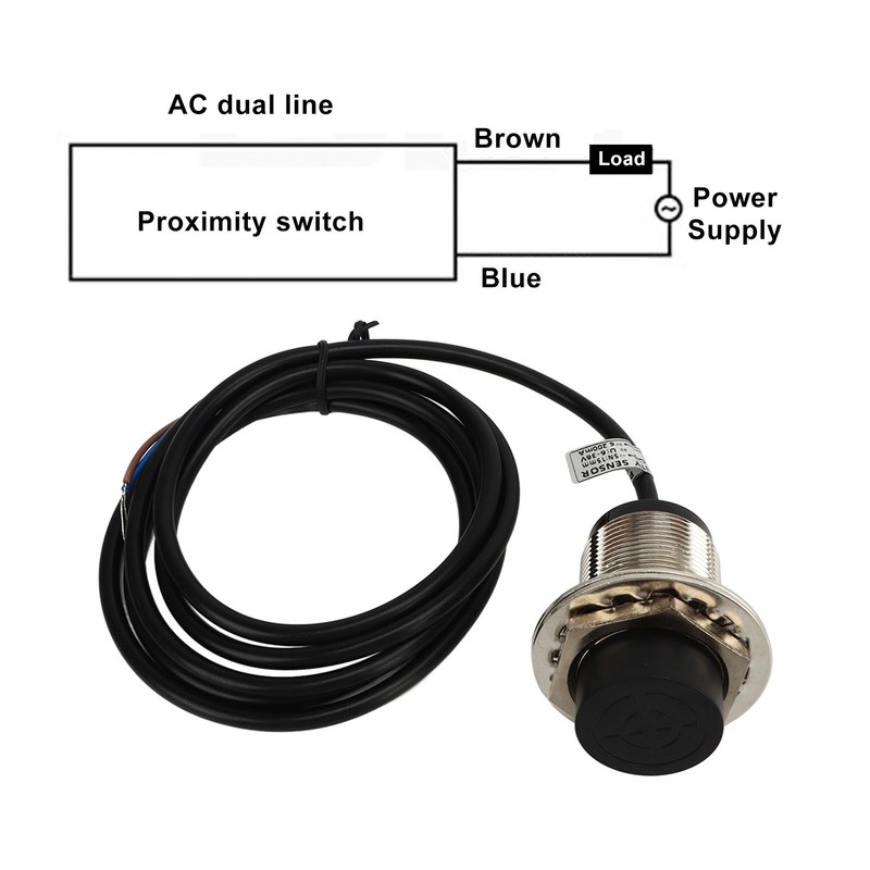 2 Set Proximity Sensor Switch Waterproof NPN DC 2 Wire