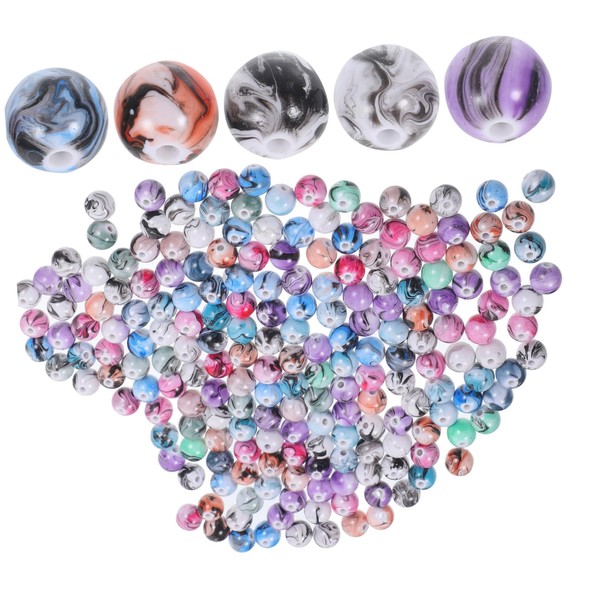 Operitacx 200pcs Number Beads Letter Beads Crimp Beads Charms for