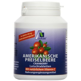 Avitale American Cranberry lozenges 60 Pieces (1 Pack of 72 g)