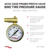 Accu-Gage by Milton Presta Valve Bike Tire Pressure Gauge with