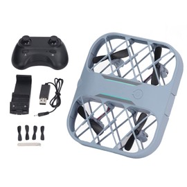 Grid Mini Portable 4 Axis Drone with HD 8K Camera Aerial Pocket Drone Blue Portable Mini Aerial Drone