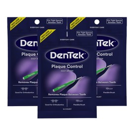 DenTek DenTek Easy Brush Plaque Control Interdental Cleaners, Tight, 16 Count, 3 Pack