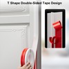 Elvone T-Shaped Door Draft Stopper, 1.97 in x 20 Ft