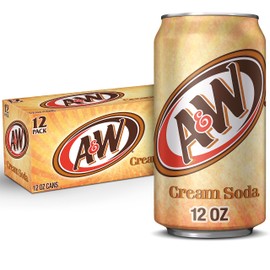A&W Cream Soda, 12 Fl Oz (Pack of 12)