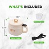NutriChef 1.6 QT Portable Electric Rice Cooker & Lunch Maker